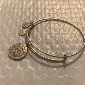 Alex and Ani bracelet with charm